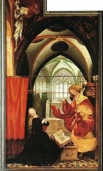 Matthias Grunewald The Annunciation Germany oil painting art